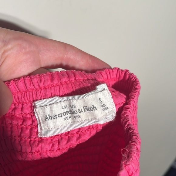 Abercrombie & Fitch Hot Pink Strapless Mini Dress - Picture 8 of 9